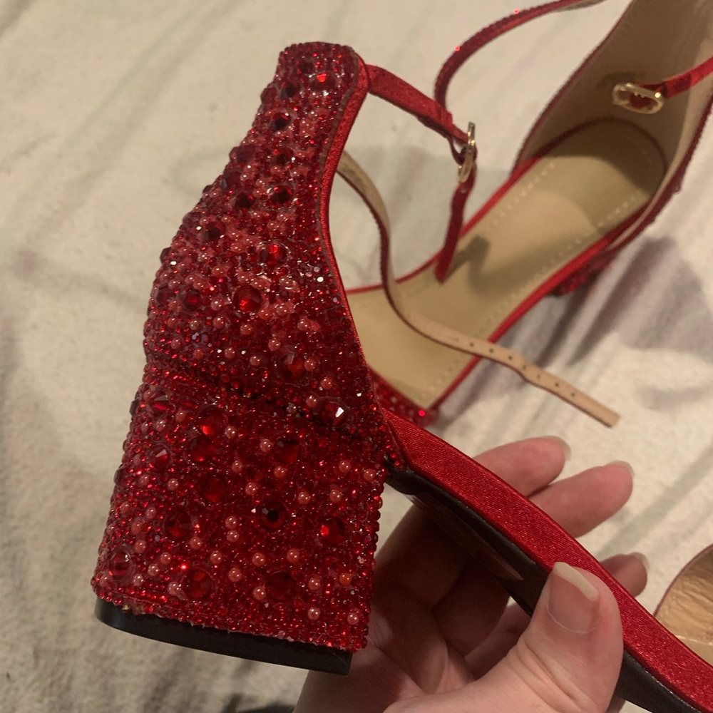Elegant Red Women's Heels